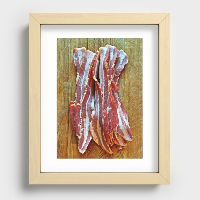 Bacon Recessed Framed Print