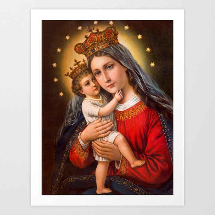 The Care Of Mother S Love In Oil Painting Art Print By Jayzhang