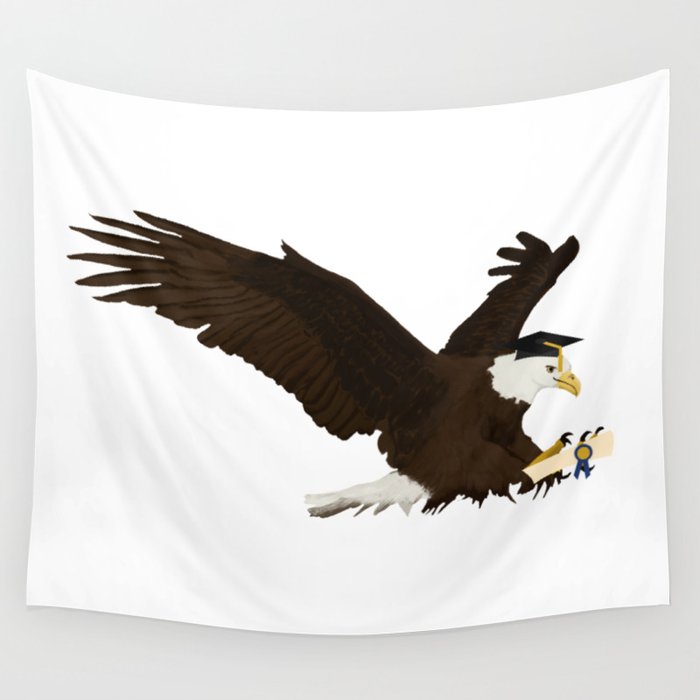 Graduation Eagle Wall Tapestry