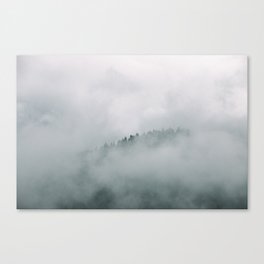 Misty mountain Canvas Print