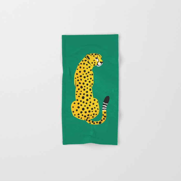 The Stare: Golden Cheetah Edition Hand & Bath Towel