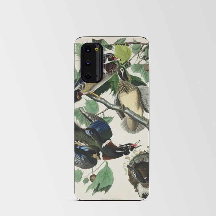 Summer, or Wood Duck from Birds of America (1827) by John James Audubon  Android Card Case