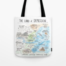 The Land of Depression Tote Bag