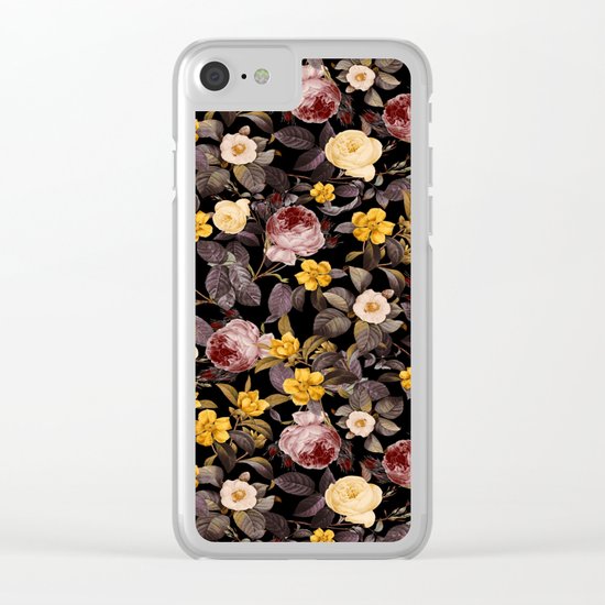 NIGHT FOREST XVI Clear iPhone Case