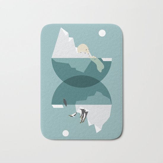 North and south Bath Mat