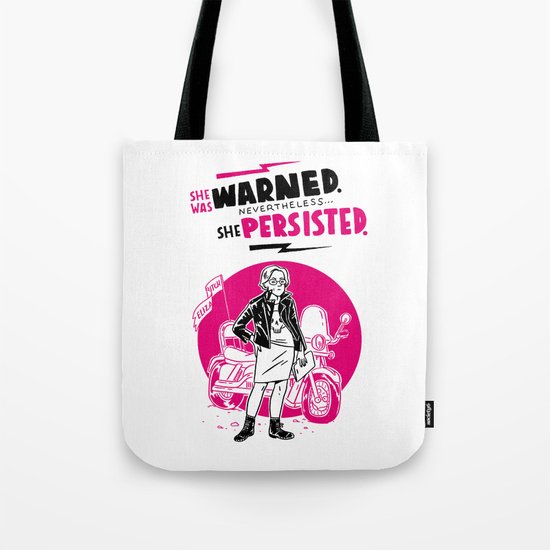 She Persisted Tote Bag