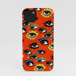 60s Eye Pattern iPhone Case
