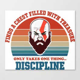 Kratos discipline art design  Canvas Print