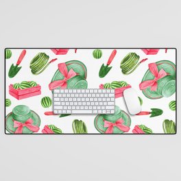 Watermelon Fruit Gardening Pattern Desk Mat