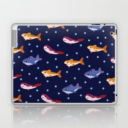 Cute Sharks Print Fish Lover Pattern Laptop Skin