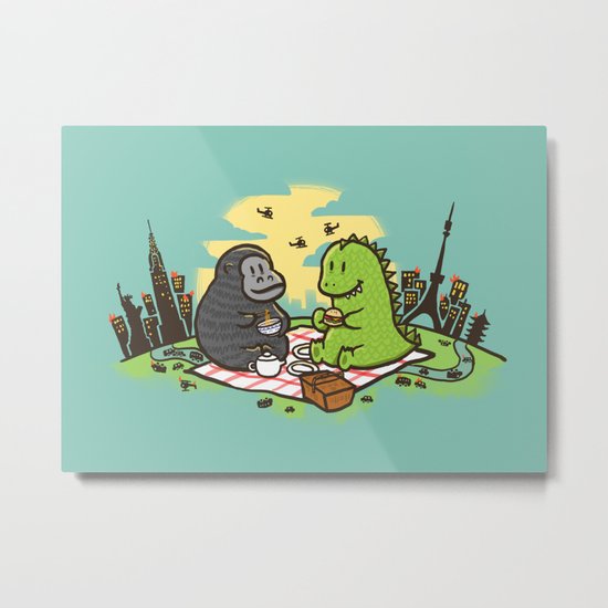 Let's have a break Metal Print
