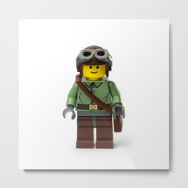 Ranger Minifig with gloves and helmet and goggles Metal Print | Photo 