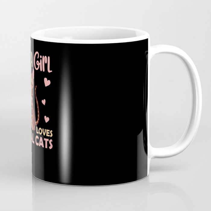 Just A Girl Who Loves Bengal Cats Cute Cat Coffee Mug