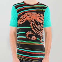 Cosmic Horse Super 70s All Over Graphic Tee