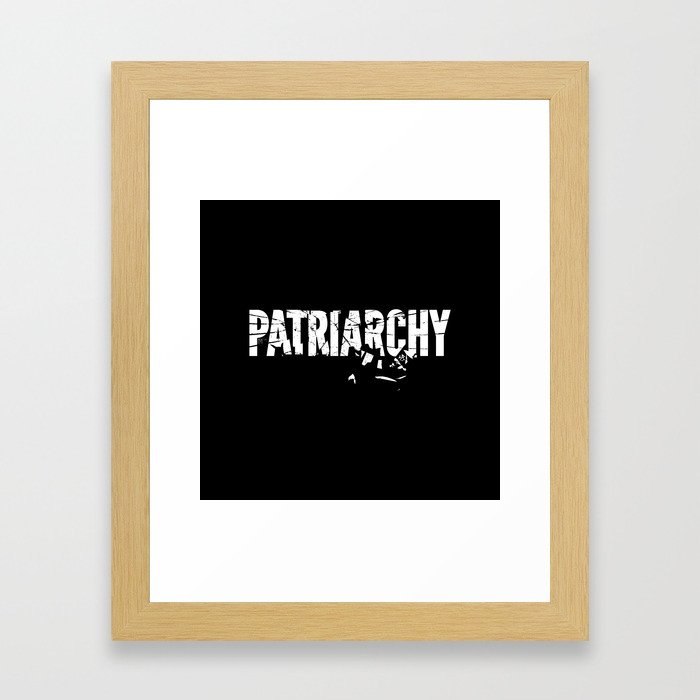 Smash The Patriarchy Framed Art Print