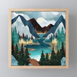 River Vista Framed Mini Art Print