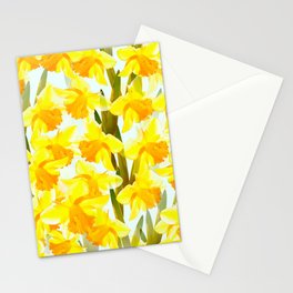 Spring Breeze With Yellow Flowers #decor #society6 #buyart Stationery Card