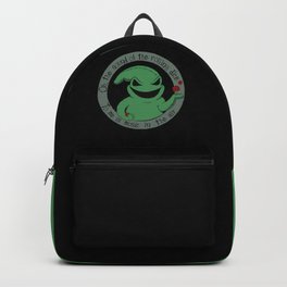 Oogie Boogie Man Green Backpack