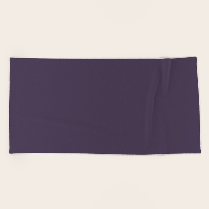 Eggplant Beach Towel