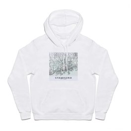 Stamford, CT, USA, City Map Hoody