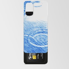 Blue Raindrops Android Card Case