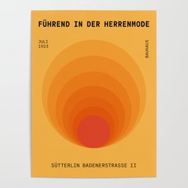 Sun Spiral | Bauhaus I Poster