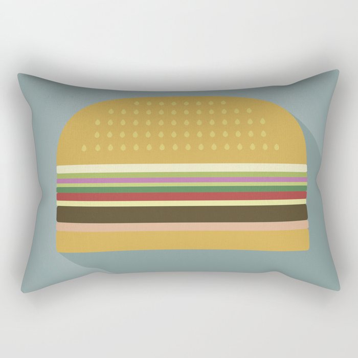 Burger Rectangular Pillow