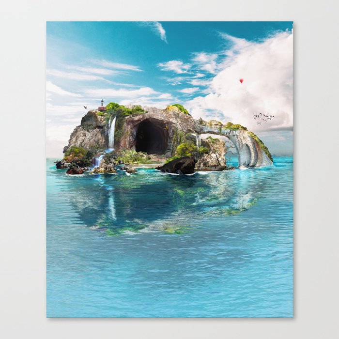 Island Canvas Print