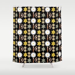 Floral Print Boho Style Pattern  Shower Curtain