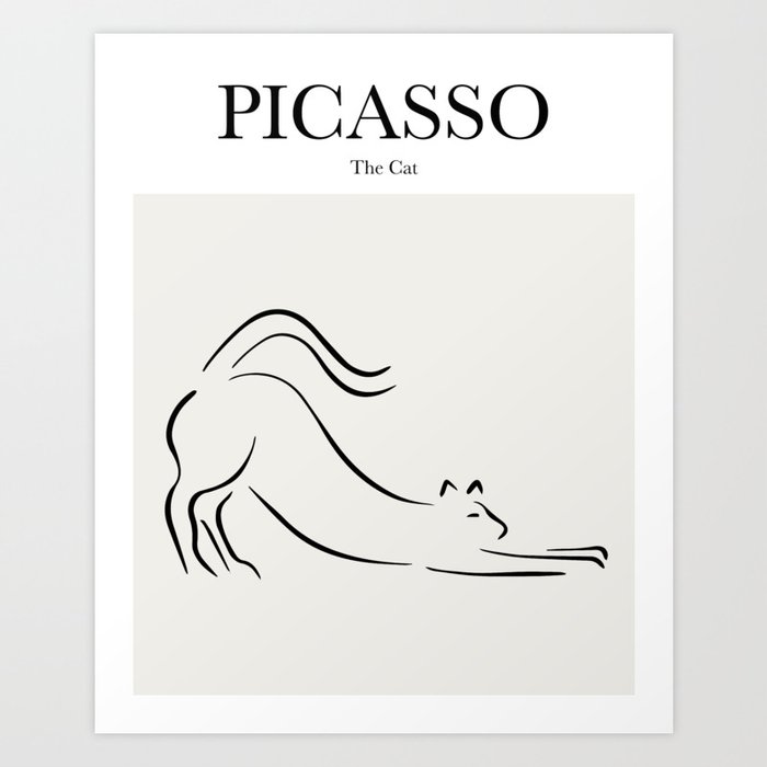 Picasso - The Cat Art Print