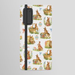Easter Eggs Rabbit  Android Wallet Case