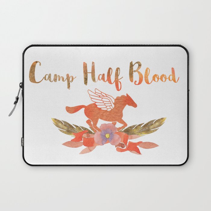 camp half blood floral Laptop Sleeve