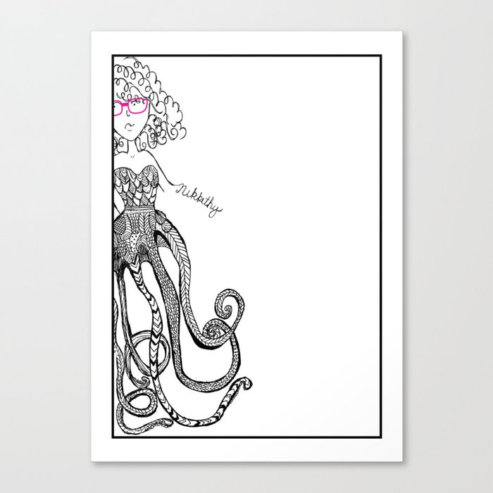 The Octopus Canvas Print