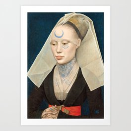 Portrait of a Lady Art Print