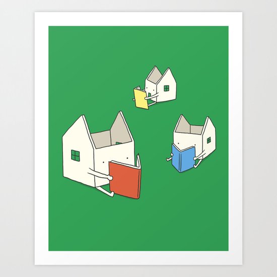 Every house has it's own story Art Print