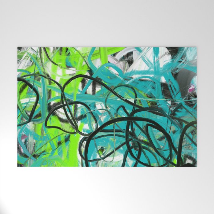 Abstract expressionist Art. Abstract Painting 93. Welcome Mat