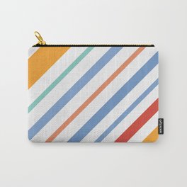 Diagonal Stripes Carry-All Pouch