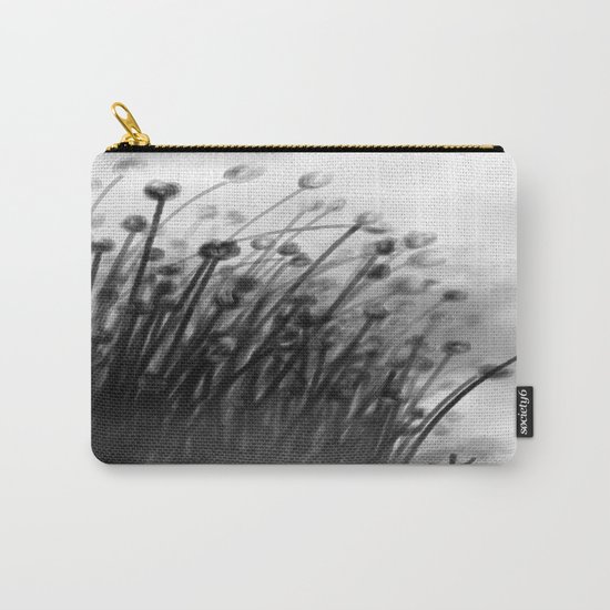 Black Lily Flowers Carry-All Pouch