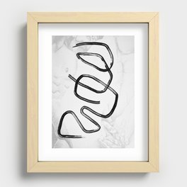 Memory NOODDOOD (SILVER DOESN'T PRINT SHINY) Recessed Framed Print