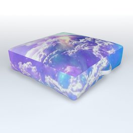 Clouds galaxy sky space wallpapers  Outdoor Floor Cushion