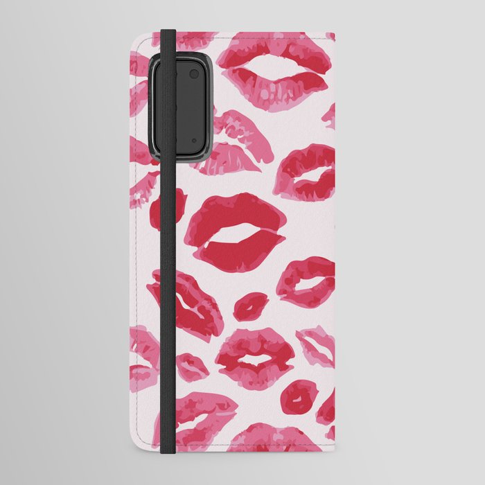 Lipstick Kisses Android Wallet Case