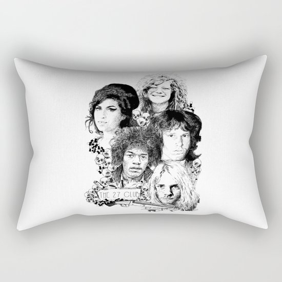 The 27 Club Rectangular Pillow