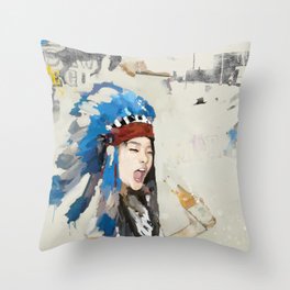 Yippee! Throw Pillow