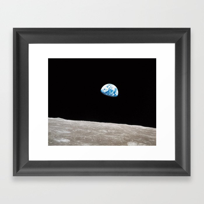 Earthrise William Anders Framed Art Print