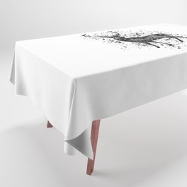 Black & White Stag  Tablecloth