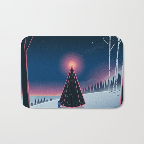 Forest Fire Bath Mat