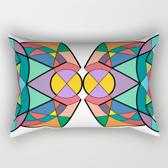 Xagon #3_1 - Tri Rectangular Pillow