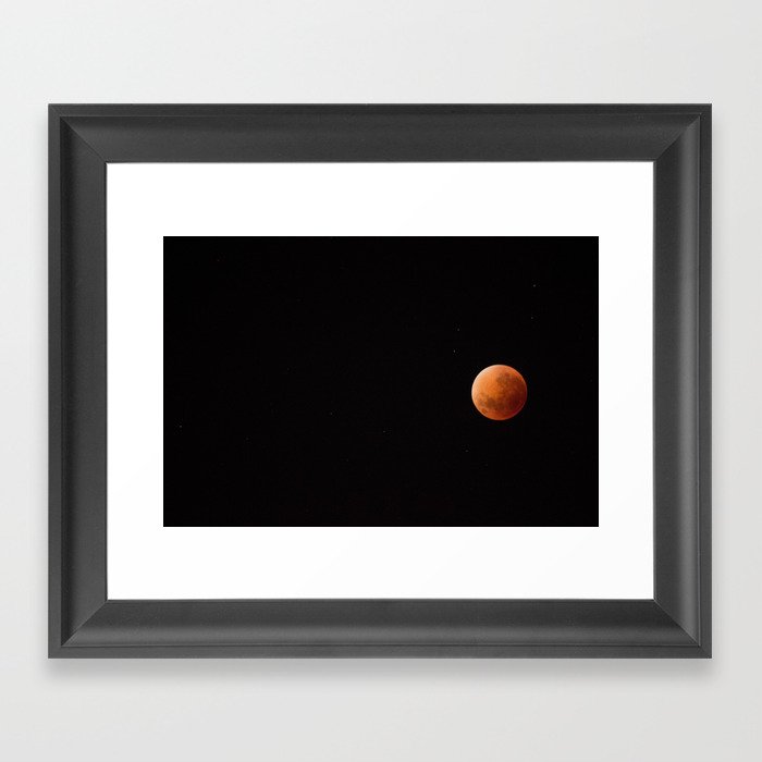 Blood Moon Framed Art Print