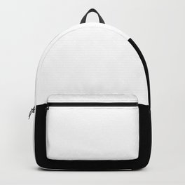 Black & White Color Block Backpack