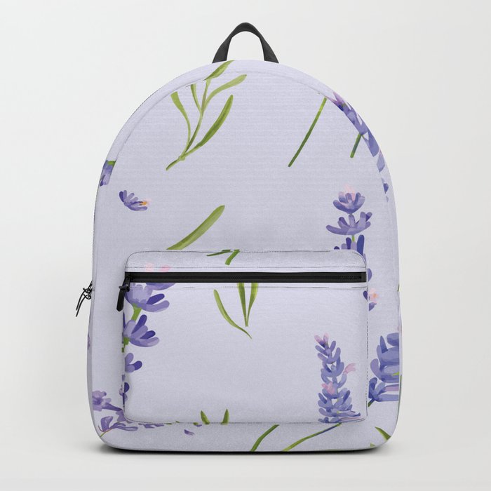 Lavender, Flower Purple Backpack